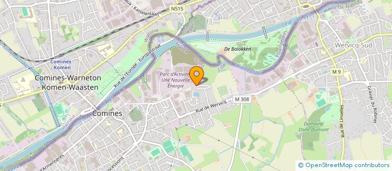 localisation de l'entreprise SCI DU 16 GRAND PLACE  COMINES