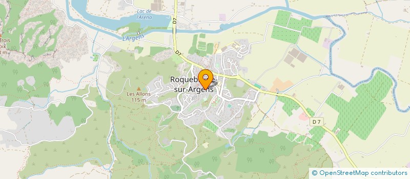 localisation de l'entreprise SCI DU 16 HAMEAU DU CALOUSSU à ROQUEBRUNE-SUR-ARGENS