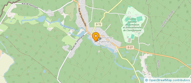 localisation de l'entreprise SCI DU 16 PLACE FELIX FAURE  CLAIREFONTAINE-EN-YVELINES