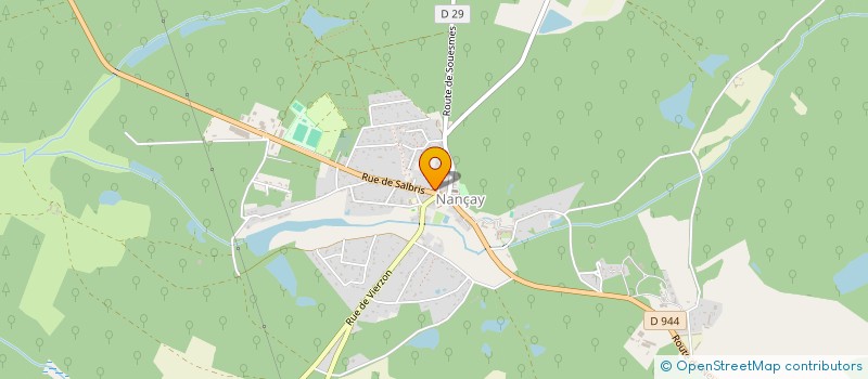 localisation de l'entreprise SCI DU 16 ROUTE DE SALBRIS  NANCAY