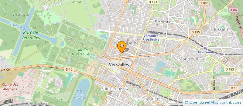 localisation de l'entreprise SCI DU 16 RUE ALBERT JOLY à VERSAILLES