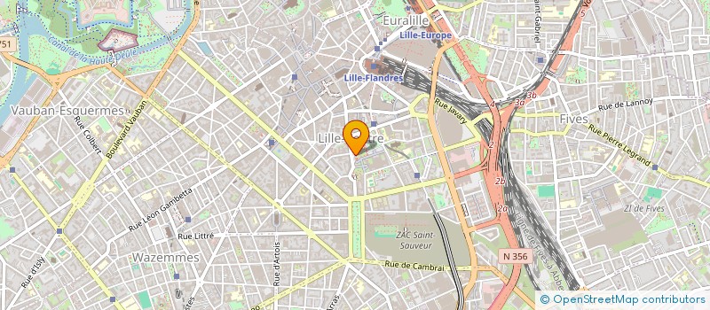 localisation de l'entreprise SCI DU 16 RUE ALEXANDRE DESROUSSEAUX à LILLE