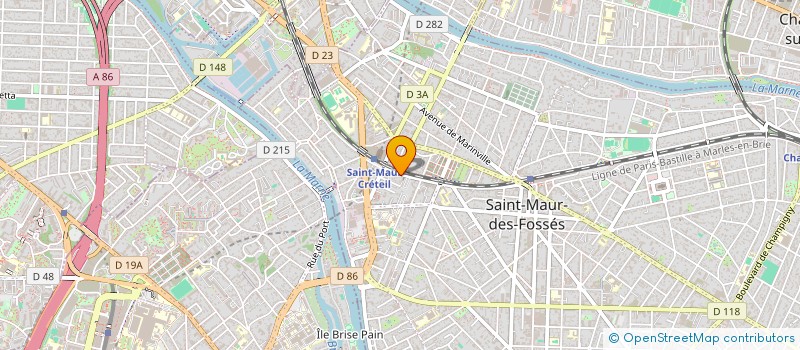 localisation de l'entreprise SCI DU 16 RUE ALSACE LORRAINE SAINT MAUR à SAINT-MAUR-DES-FOSSES