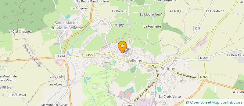 localisation de l'entreprise SCI DU 16 RUE D'ALENCON à BELLEME