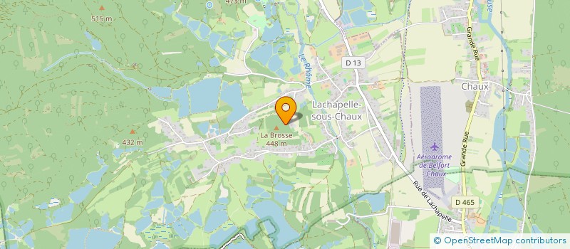 localisation de l'entreprise SCI DU 16 RUE D'ANDELNANS  LACHAPELLE-SOUS-CHAUX