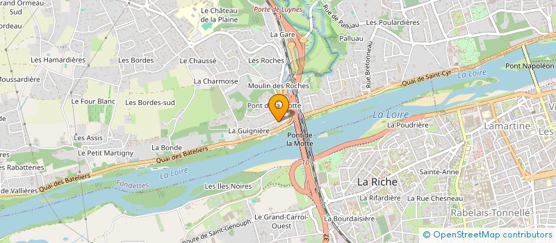 localisation de l'entreprise SCI DU 16 RUE DE BEAUMANOIR à FONDETTES
