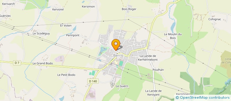 localisation de l'entreprise SCI DU 16 RUE DE LA CROIX  BERRIC