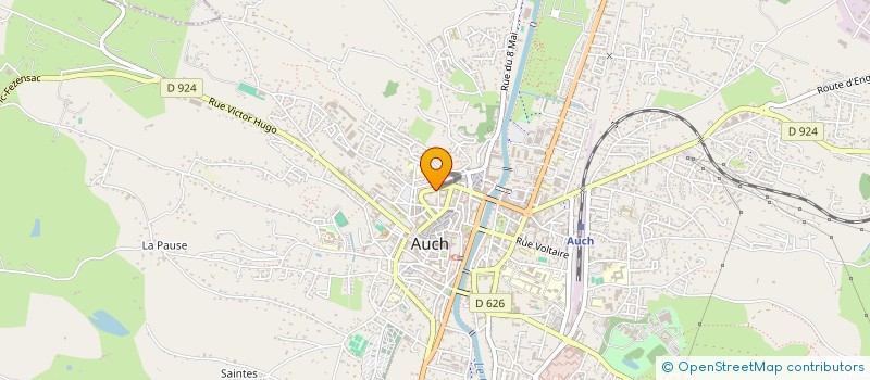 localisation de l'entreprise SCI DU 16 RUE DE LORRAINE  AUCH