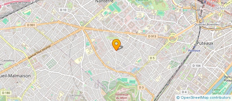 localisation de l'entreprise SCI DU 16 RUE DE LUAPS  NANTERRE