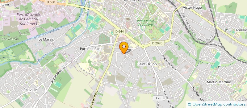 localisation de l'entreprise SCI DU 16 RUE DE TAVELLE  CAMBRAI