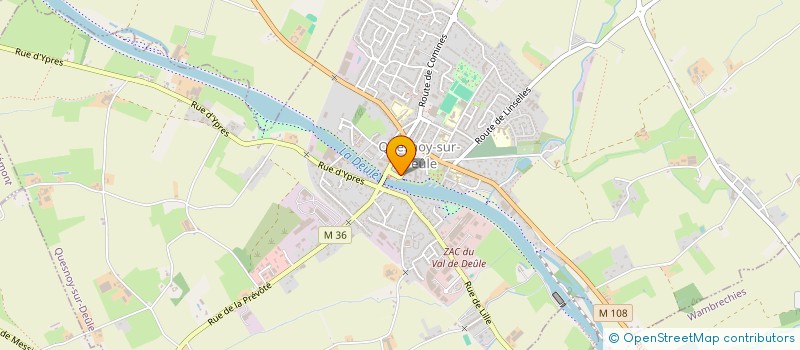 localisation de l'entreprise SCI DU 16 RUE DE TURENNE à QUESNOY-SUR-DEULE