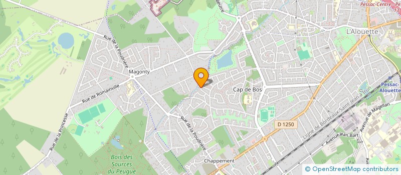 localisation de l'entreprise SCI DU 16 RUE DES CANARIS à PESSAC