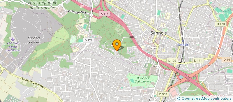 localisation de l'entreprise SCI DU 16 RUE DES MOULINS  SANNOIS