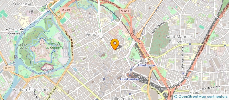 localisation de l'entreprise SCI DU 16 RUE DES TOURS  LILLE