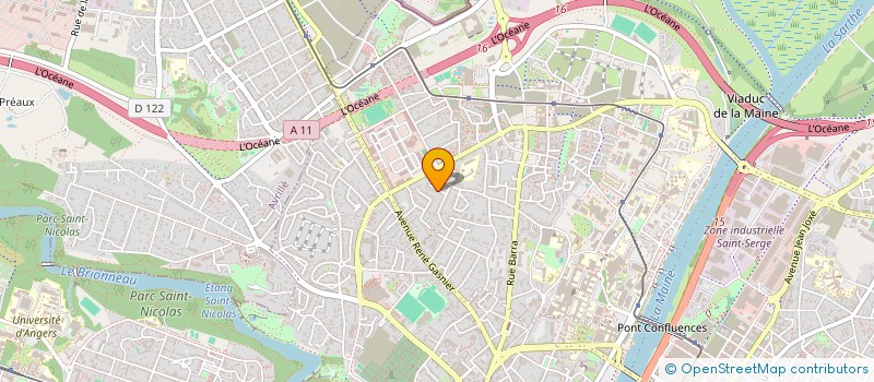localisation de l'entreprise SCI DU 16 RUE DES TROIS FRERES-PARIS à ANGERS
