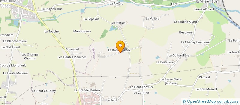 localisation de l'entreprise SCI DU 16 RUE EDISON  MELESSE