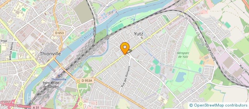 localisation de l'entreprise SCI DU 16 RUE FRIDJOF HANSEN  YUTZ