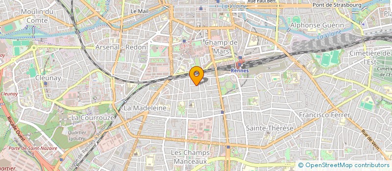 localisation de l'entreprise SCI DU 16 RUE HECTOR BERLIOZ à RENNES