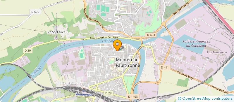 localisation de l'entreprise SCI DU 16 RUE PIERRE DE MONTEREAU à MONTEREAU-FAULT-YONNE
