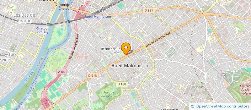 localisation de l'entreprise SCI DU 161 ROUTE DE L'EMPEREUR  RUEIL-MALMAISON