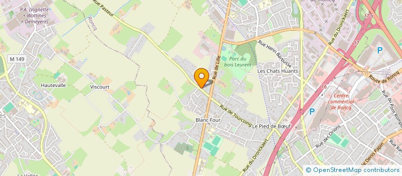 localisation de l'entreprise SCI DU 1612 RUE PASTEUR à RONCQ