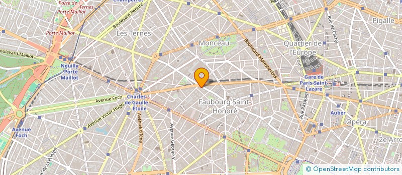 localisation de l'entreprise SCI DU 165 RUE DU FBG SAINT HONORE à LEVALLOIS-PERRET