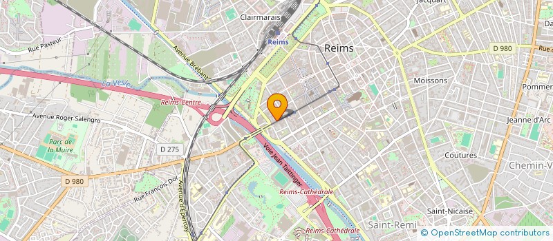 localisation de l'entreprise SCI DU 166 168 R DE VESLE  REIMS