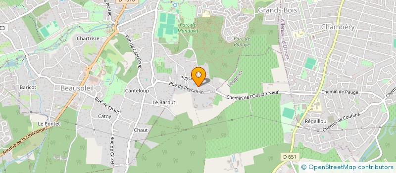 localisation de l'entreprise SCI DU 167 CRS GENE GAULLE à GRADIGNAN