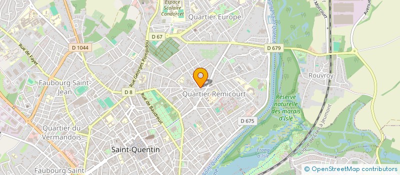 localisation de l'entreprise SCI DU 167 RUE CAMILLE DESMOULIN  SAINT-QUENTIN