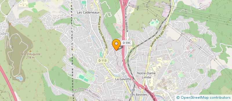 localisation de l'entreprise SCI DU 168 QUAI DU PORT à SEPTEMES-LES-VALLONS
