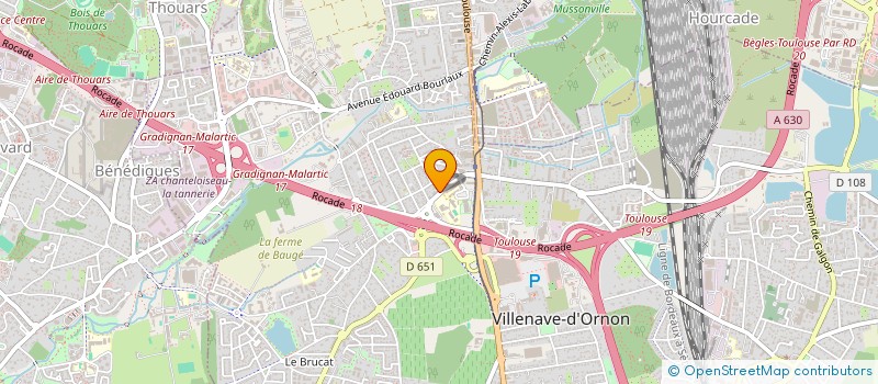 localisation de l'entreprise SCI DU 17 AV GENERAL LECLERC à VILLENAVE-D'ORNON