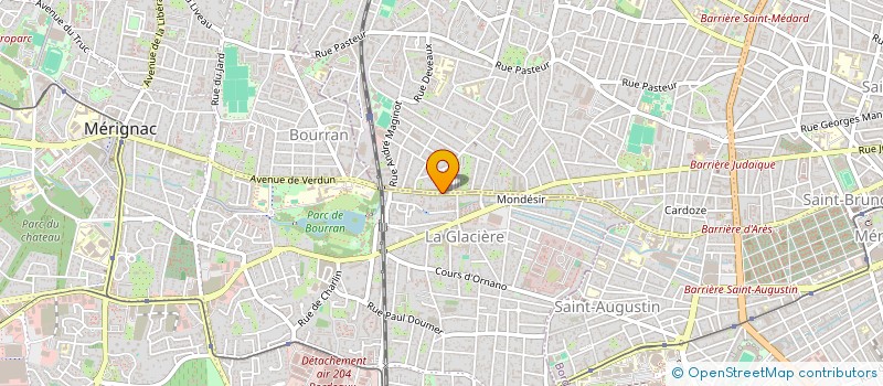 localisation de l'entreprise SCI DU 17 AVENUE DE MERIGNAC à BORDEAUX