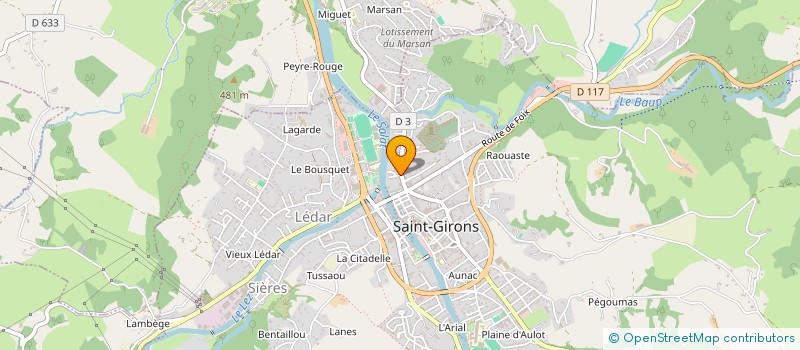 localisation de l'entreprise SCI DU 17 AVENUE HENRI BERNERE à SAINT-GIRONS