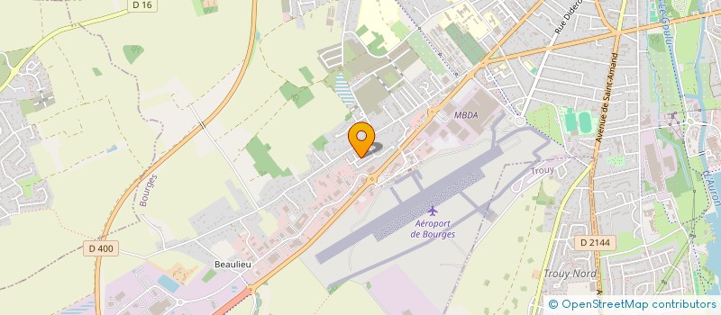 localisation de l'entreprise SCI DU 17 BD JURANVILLE  BOURGES