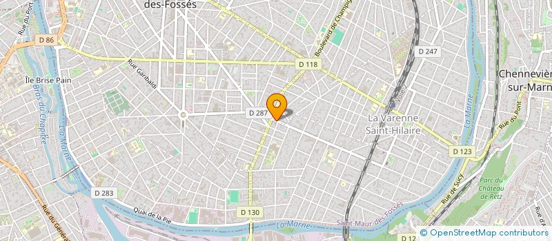 localisation de l'entreprise SCI DU 17 BOULEVARD DE LA MARNE à SAINT-MAUR-DES-FOSSES