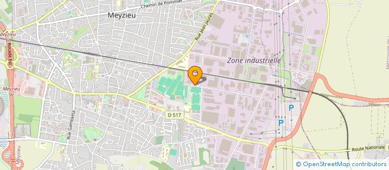 localisation de l'entreprise SCI DU 17 BOULEVARD MONGE  MEYZIEU