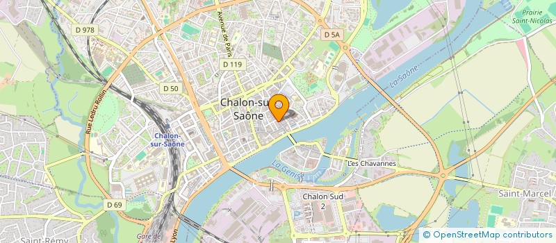 localisation de l'entreprise SCI DU 17 GRANDE RUE à CHALON-SUR-SAONE