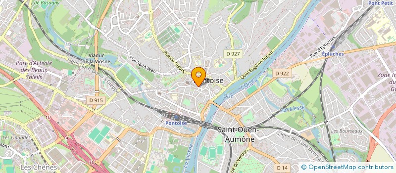 localisation de l'entreprise SCI DU 17 HOTEL DE VILLE  PONTOISE