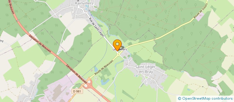 localisation de l'entreprise SCI DU 17 JUILLET  SAINT-LEGER-EN-BRAY