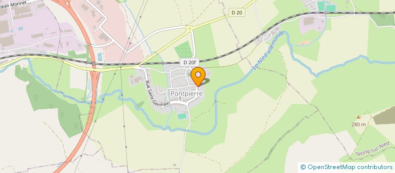 localisation de l'entreprise SCI DU 17 NOVEMBRE  GUESSLING-HEMERING