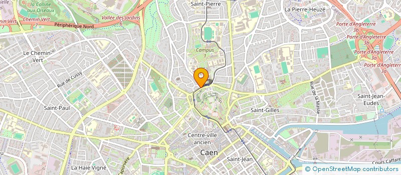 localisation de l'entreprise SCI DU 17 R DU GAILLON à CAEN