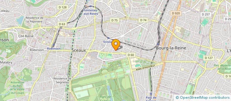 localisation de l'entreprise SCI DU 17 RUE ACHILLE GARNON à SCEAUX