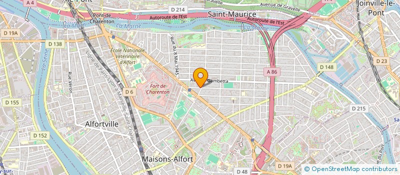 localisation de l'entreprise SCI DU 17 RUE CHEVREUL à MAISONS-ALFORT