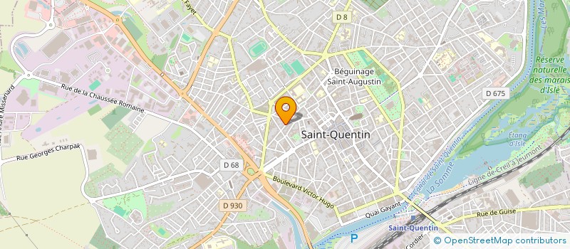 localisation de l'entreprise SCI DU 17 RUE CONDORCET à SAINT-QUENTIN