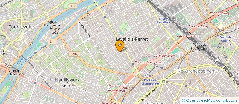 localisation de l'entreprise SCI DU 17 RUE D ESTIENNE D ORVES à LEVALLOIS-PERRET