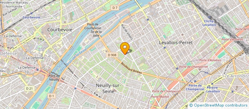 localisation de l'entreprise SCI DU 17 RUE DE LA MESANGE à NEUILLY-SUR-SEINE