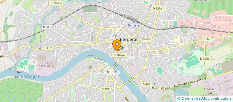 localisation de l'entreprise SCI DU 17 RUE DES FONTAINES à BERGERAC