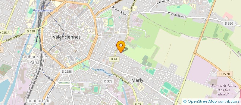 localisation de l'entreprise SCI DU 17 RUE DU CHEMIN VERT à MARLY