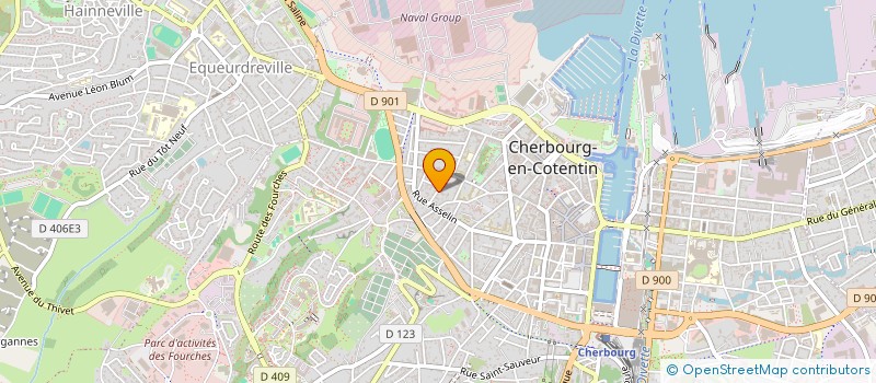 localisation de l'entreprise SCI DU 17 RUE DUJARDIN à CHERBOURG-EN-COTENTIN