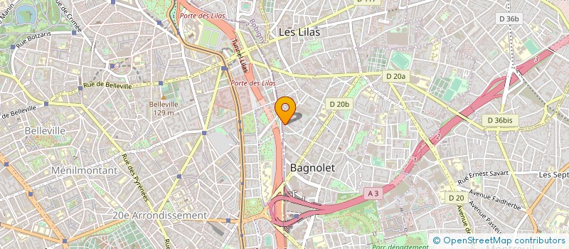 localisation de l'entreprise SCI DU 17 RUE GIRARD à BAGNOLET